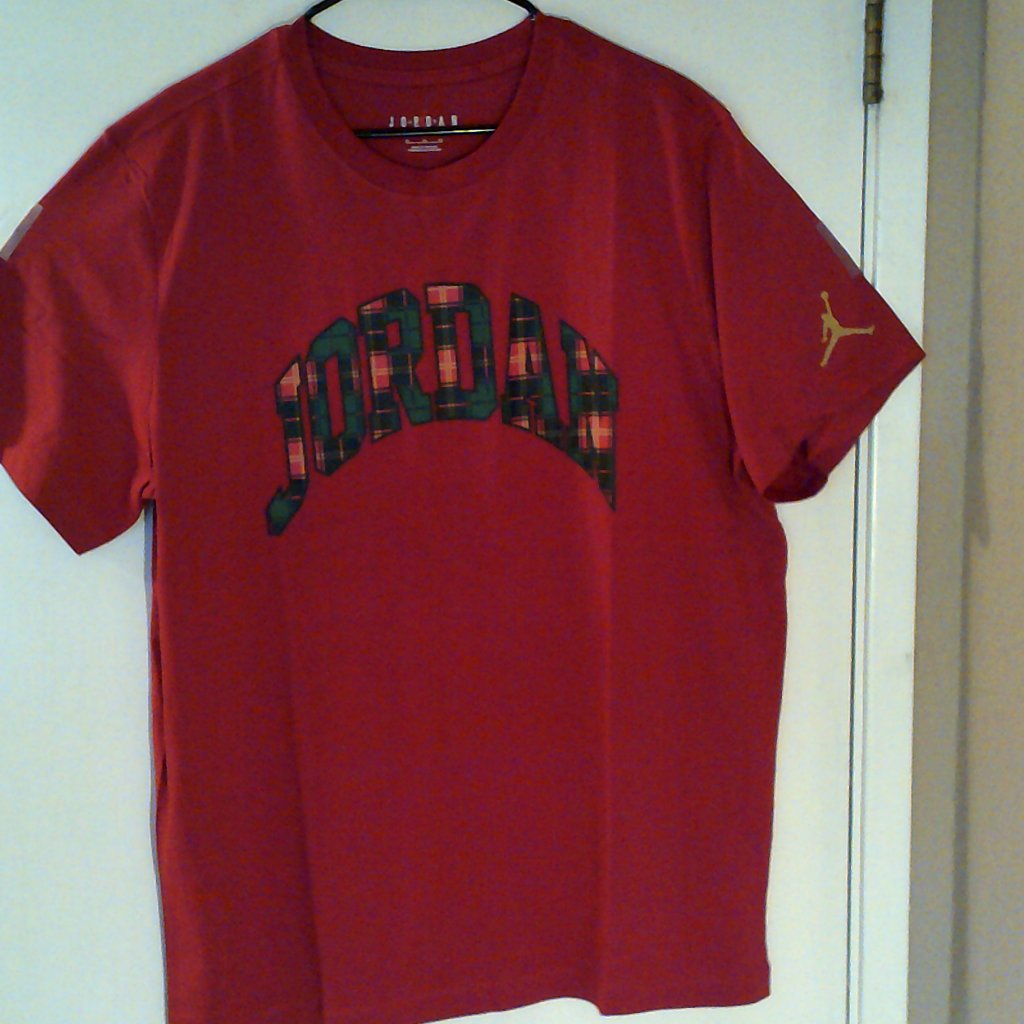 New Air Jordan Jordan Brand Holiday Tee Mens Red Green TShirt Xl Dv1433687